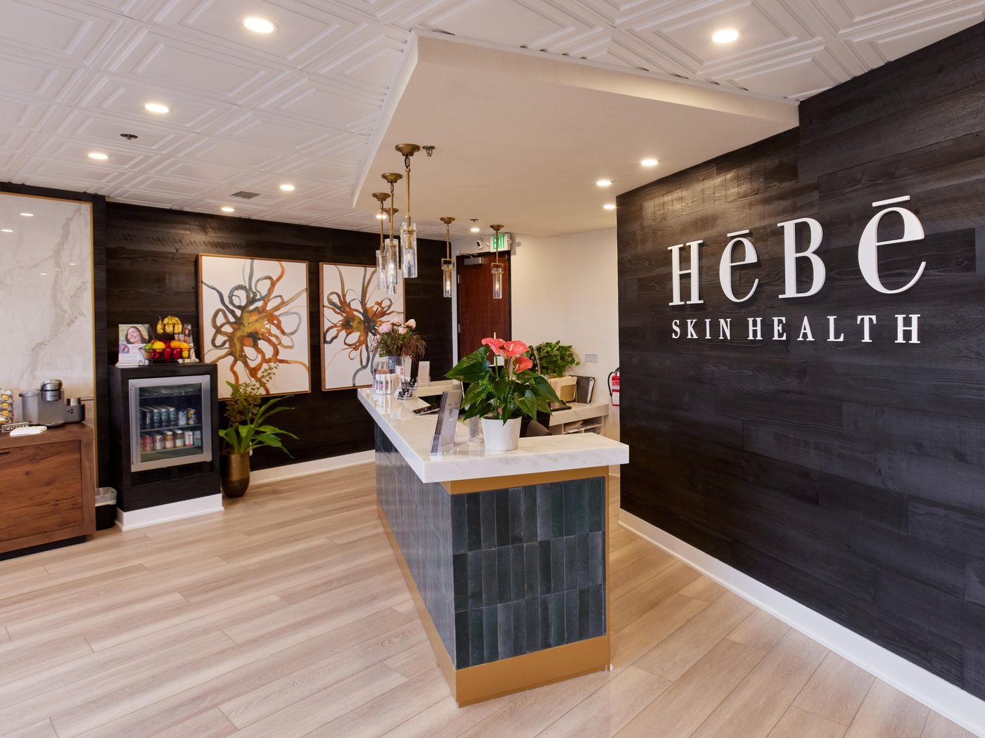 HēBē Skin Health lobby